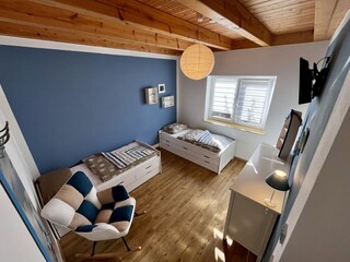 Schlafzimmer mit Einzelbetten