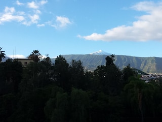 Aussicht zum Teide und der Berglandschaft