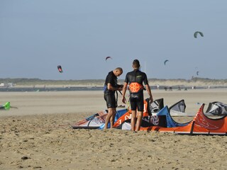 kiten auf der NordZee.