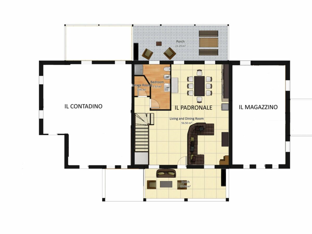 Ferienwohnung Barchi Grundriss 27