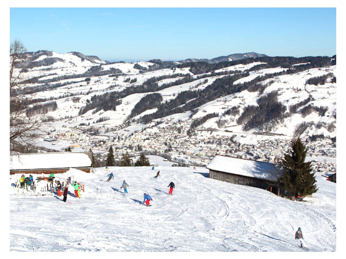 Skigebiet direkt am Haus