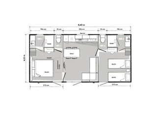 Chalet Renesse Plano de planta 29
