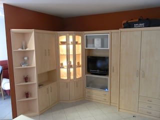Schrankwand im Wohnraum
