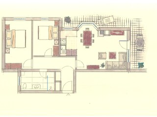 Appartamento per vacanze Bolsterlang Pianta del piano 18