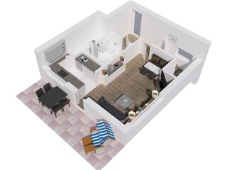 Appartamento per vacanze Braderup (Sylt) Pianta del piano 21
