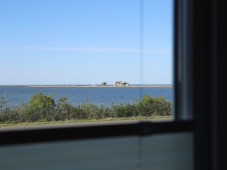 Blick aus dem Schlafzimmer, direkt auf Schleimünde