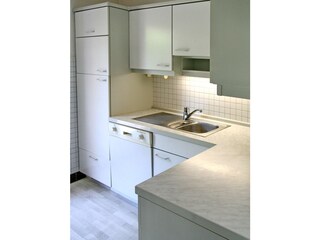 Alno-Küche mit Spülmaschine/170l Kühlschrank+Gefrierbox