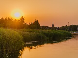 Sonnenuntergang Goitzsche Resort