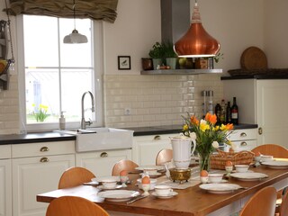 Dining area with kitchenette