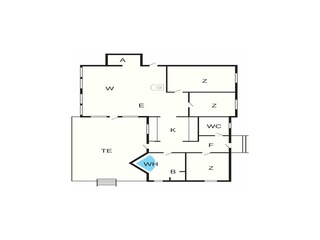 Vakantiehuis Allinge Grondplan 22