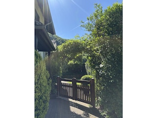 Neu gestalteter Eingangsbereich zur Ferienwohnung