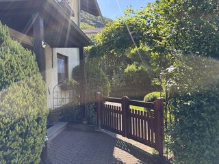 Neu gestalteter Eingangsbereich zur Ferienwohnung