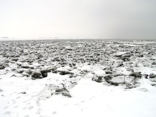Zugefrorene Nordsee