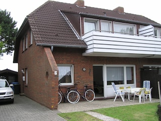 Terasse des Hauses Strandwinkel