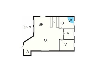 Ferienhaus Binderup Strand Grundriss 42