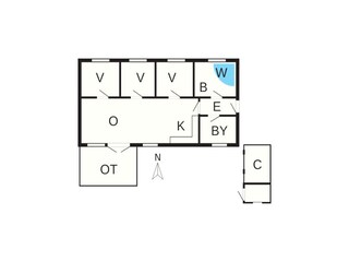 Maison de vacances Kramnitse Plan d'étage 3