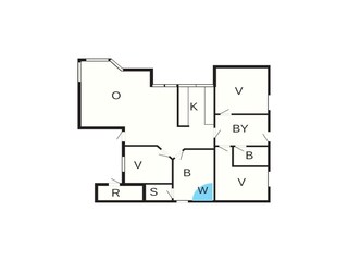 Maison de vacances Aalbæk Plan d'étage 18