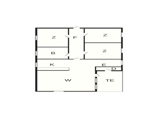 Casa de vacaciones Hals Plano de planta 39