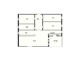 Casa per le vacanze Hals Pianta del piano 4