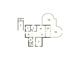 Ferienhaus Uslev Grundriss 4