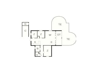 Ferienhaus Uslev Grundriss 42