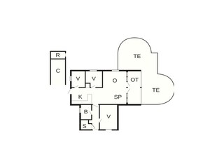 Casa de vacaciones Uslev Plano de planta 41