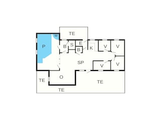 Holiday house Blåvand Floor Plan 49