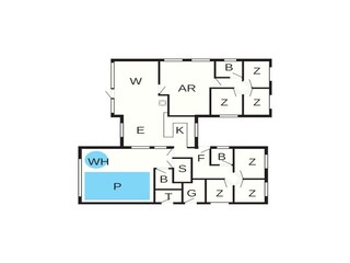 Ferienhaus Toftum Grundriss 3