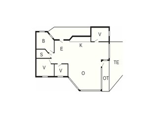 Vakantiehuis Binderup Strand Grondplan 25