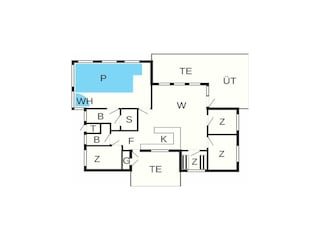 Ferienhaus Saltum Grundriss 2