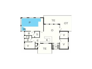 Vakantiehuis Saltum Grondplan 29