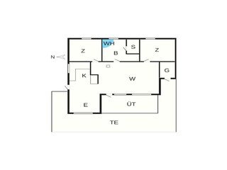 Maison de vacances Søndervig Plan d'étage 48