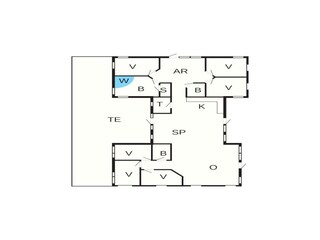 Vakantiehuis Grenaa Grondplan 46