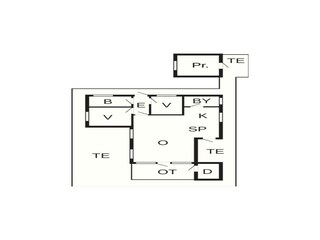 Vakantiehuis Helligsø Grondplan 25