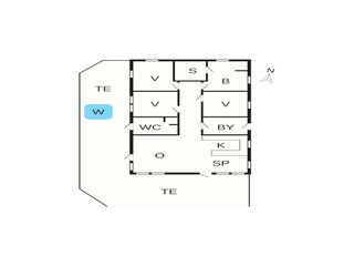 Maison de vacances Læsø Plan d'étage 25