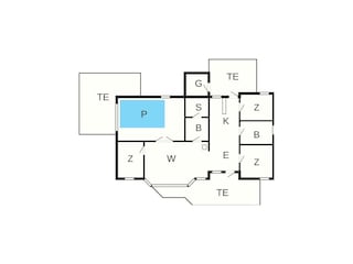 Vakantiehuis Skiveren Grondplan 41