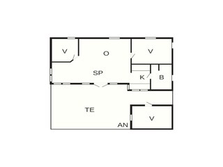 Maison de vacances Gudhjem Plan d'étage 33