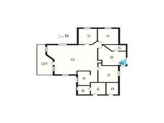 Vakantiehuis Bork Havn Grondplan 42