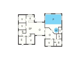 Ferienhaus Fjellerup Strand Grundriss 3