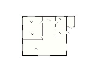 Vakantiehuis Marielyst Grondplan 38