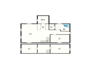 Vakantiehuis Blåvand Grondplan 3