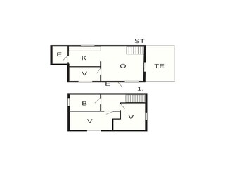 Casa per le vacanze Havneby Pianta del piano 41