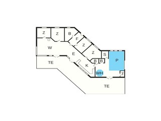 Casa per le vacanze Saltum Pianta del piano 51