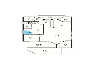 Casa de vacaciones Juelsminde Plano de planta 34