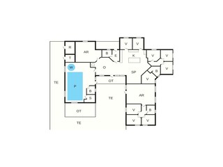 Casa per le vacanze Vaeggerløse Pianta del piano 13