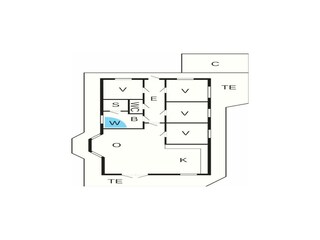Vakantiehuis Løkken Grondplan 27