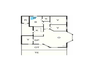 Ferienhaus Løkken Grundriss 3