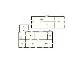 Casa de vacaciones Hulsig Plano de planta 8