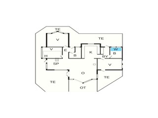 Casa de vacaciones Aalbæk Plano de planta 27
