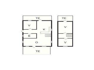 Vakantiehuis Hesselager Grondplan 26